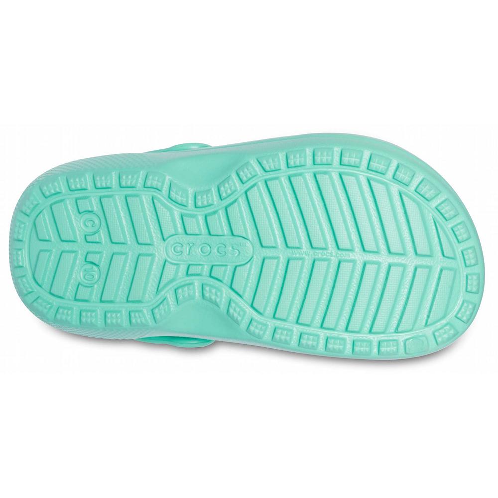 Mint Boys' Crocs Classic Lined Clog Slippers | NZ 1449LISH